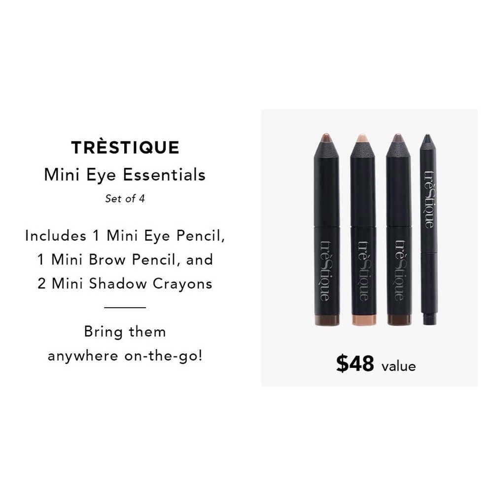 Trestique Mini Eye Essentials Luxe Neutrals Set - Picture 3 of 5
